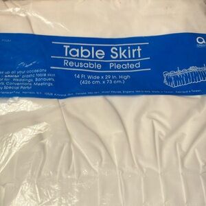 Amscan White Table Skirt
BUNDLE ME WITH PARTY SUPPLIES